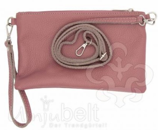 umjuBELT Handtasche/Clutch "Bag Sally", rosa antico